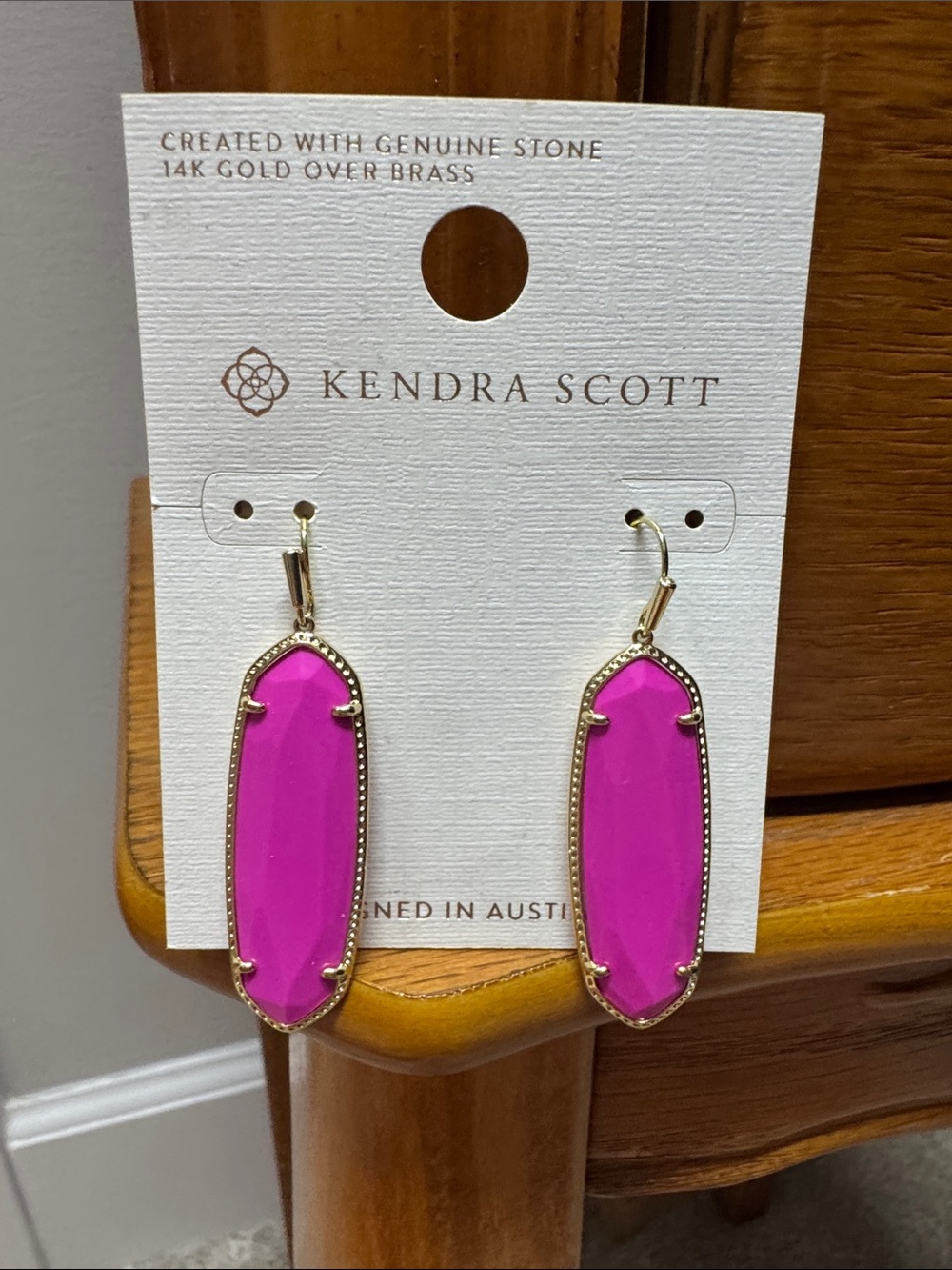 Earrings on Kendra Scott card
